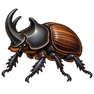 Bull Headed Dung Beetle