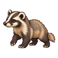 American Badger Cub