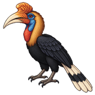 Wrinkled Hornbill