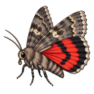 Dark Crimson Underwing