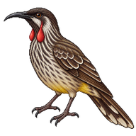 Red Wattlebird