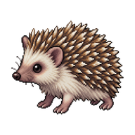 Northern White-breasted Hedgehog Hoglet