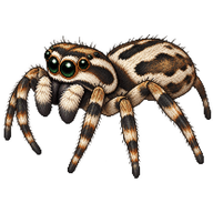 Half-edged Wall Jumping Spider