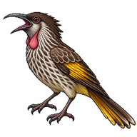 Little Wattlebird