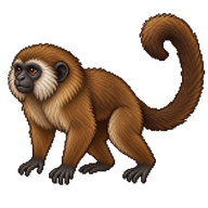 Brown Titi Monkey