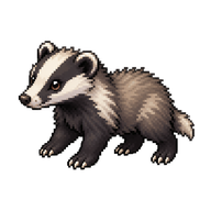 European Badger Cub