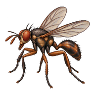 Antlike Scavenger Fly