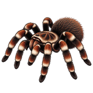 Brazilian Red and White Tarantula