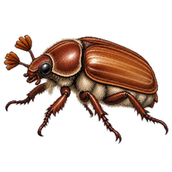 Brown Chafer Beetle