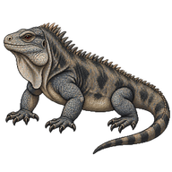 Clouded Rock Iguana