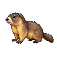 Yellow-bellied Marmot Pup
