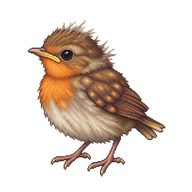European Robin Hatchling