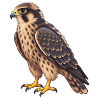 Peregrine Falcon Fledgling
