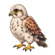 Lesser Kestrel Hatchling