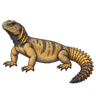 Egyptian Spiny-tailed Lizard