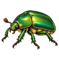 Common Green June Beetle