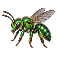 Pure Green Augochlora