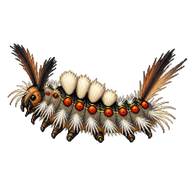 White-marked Tussock Moth Larva
