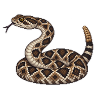 Eastern Diamondback Rattlesnake Juvenile