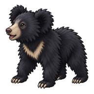 Sloth Bear Cub