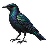 Asian Glossy Starling