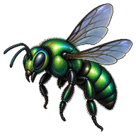 Metallic Green Carpenter Bee