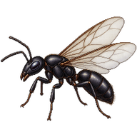 Black Carpenter Ant Male (Drone)