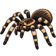 Costa Rican zebra tarantula