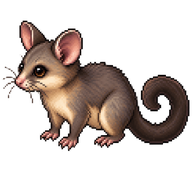 Common Brushtail Possum Joey