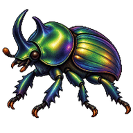 Rainbow Scarab