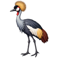 Black Crowned Crane