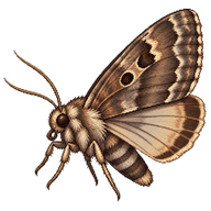 Variegated Cutworm Moth