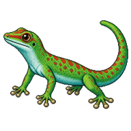 Neon Day Gecko
