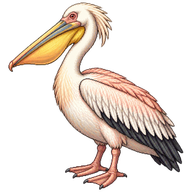 Pink-backed Pelican